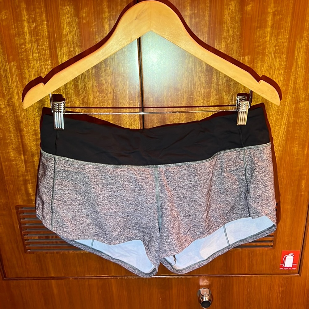 Gray lululemon shorts